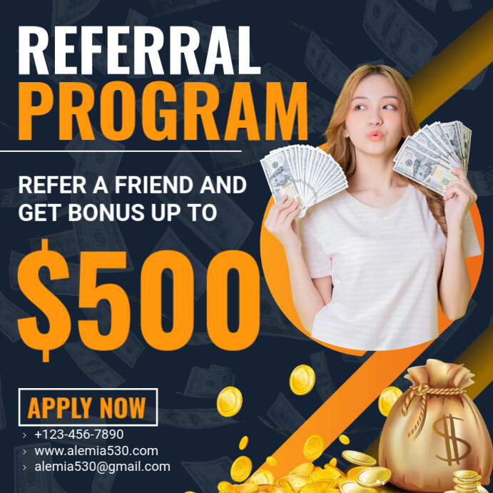 Referral Program Template | PosterMyWall