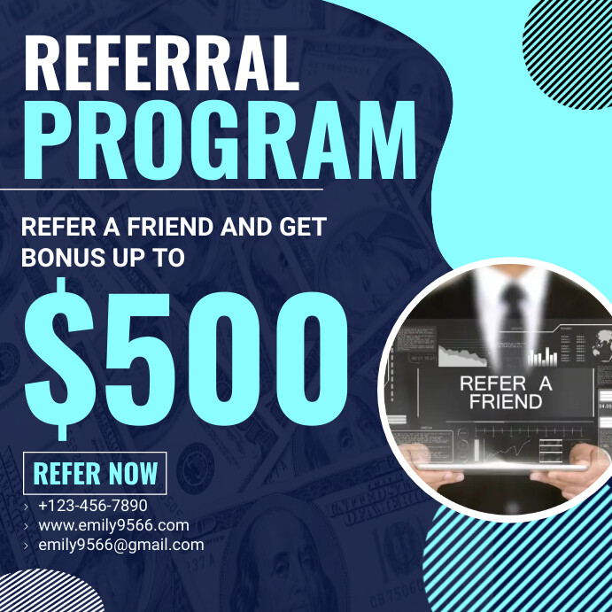 Referral Program Template | PosterMyWall