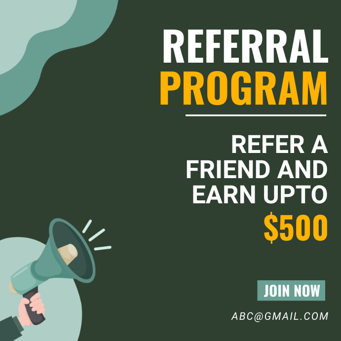 Referral program Template | PosterMyWall