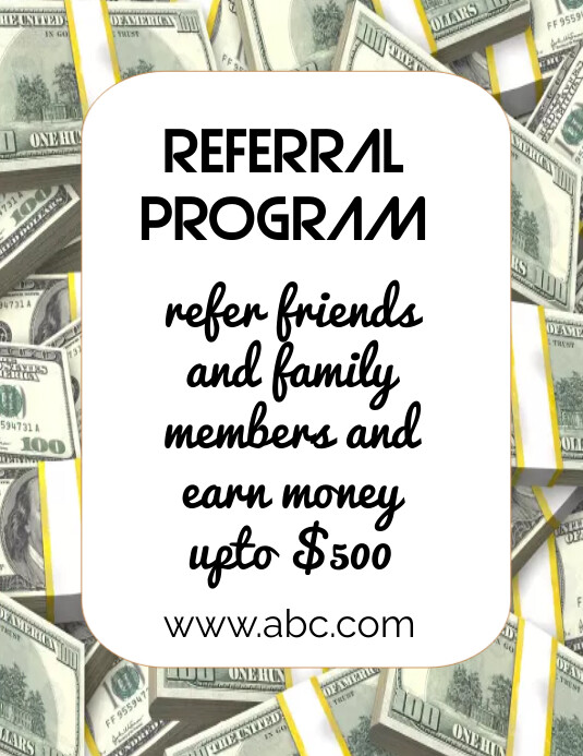 Referral program Template | PosterMyWall