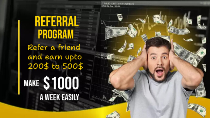 Referral Program Digital Display (16:9) template
