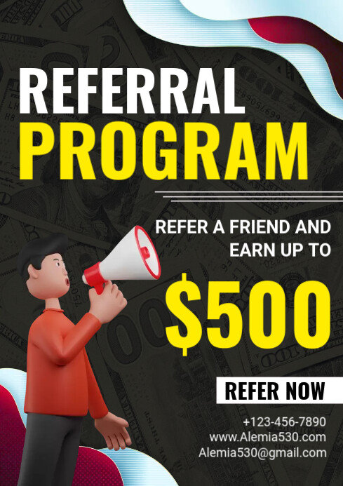 Referral Program Template | PosterMyWall