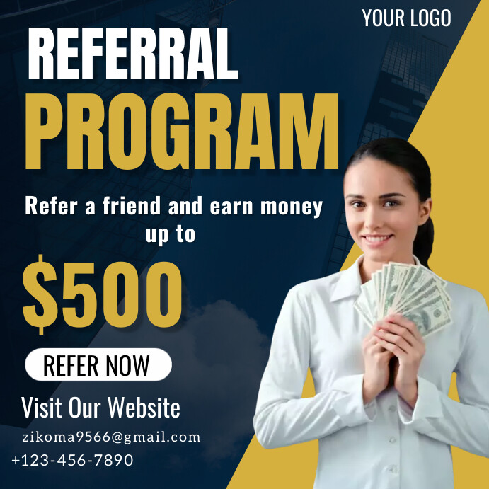 Referral program Template | PosterMyWall