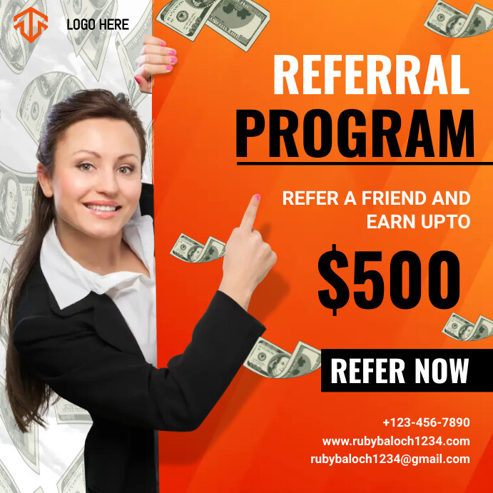 Referral program Template | PosterMyWall