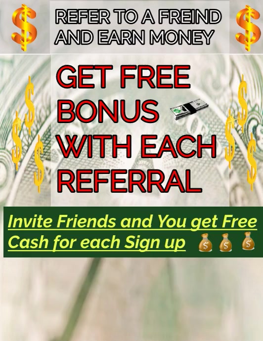 Referral Program Flyer (US Letter) template