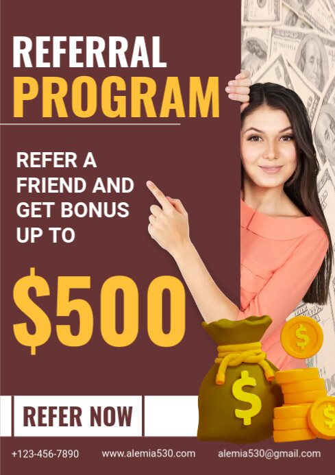 Referral Program Template | PosterMyWall