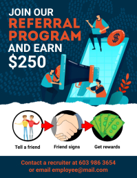 48 950 Referral Flyer Customizable Design Templates Postermywall
