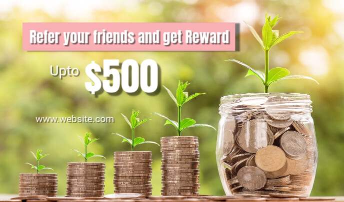 Referral program free customisable templates Tag