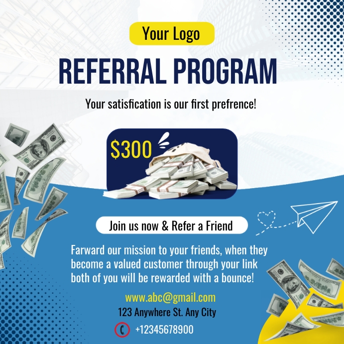 Referral Program Free Customization Templates PosterMyWall