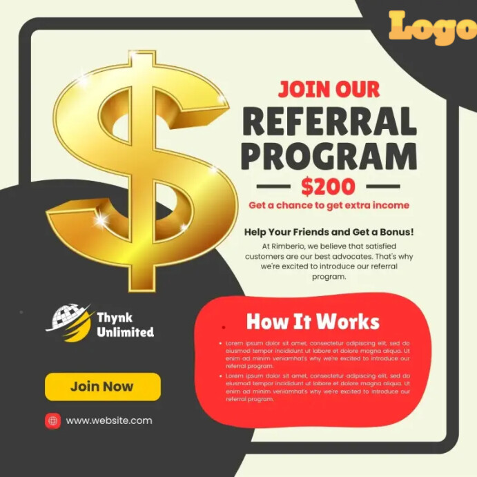 Referral program Instagram post Template | PosterMyWall