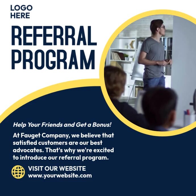 Plantilla de Referral Program Offer | PosterMyWall