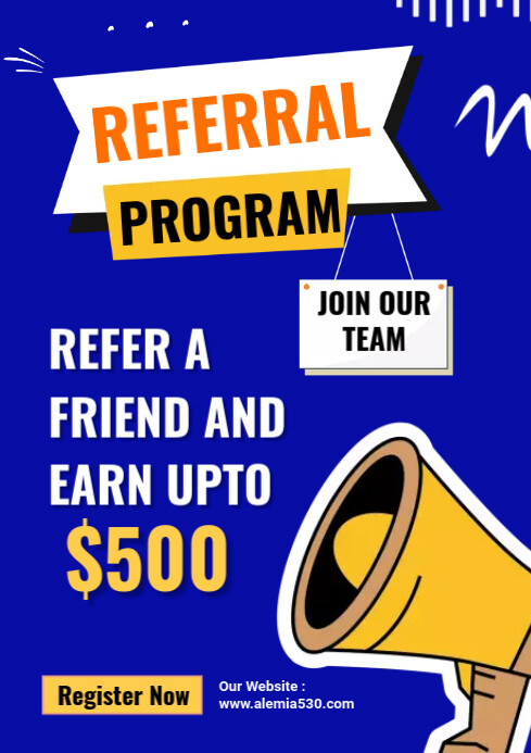 Copy of Referral program Template | PosterMyWall