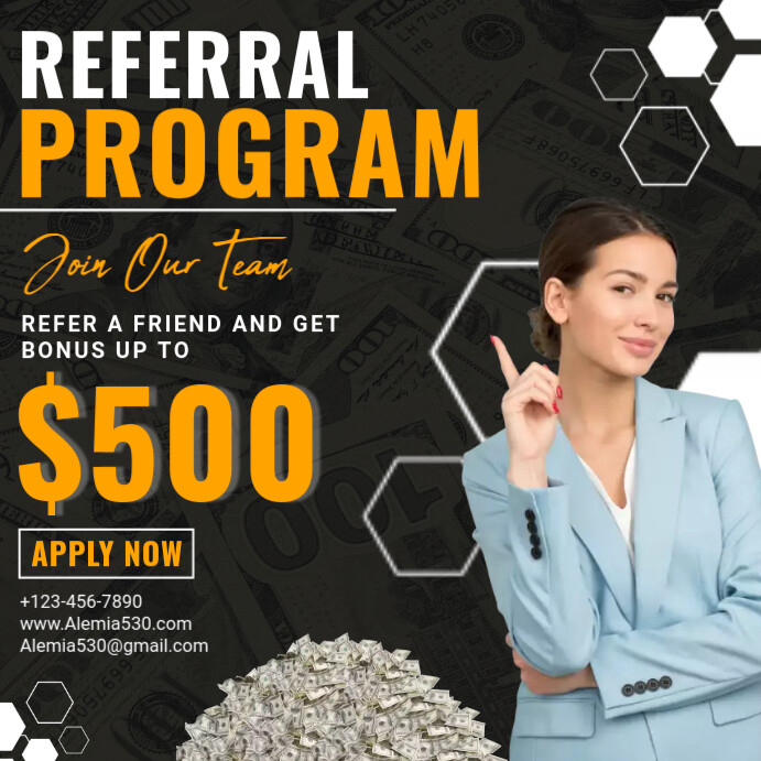 Referral program Template | PosterMyWall