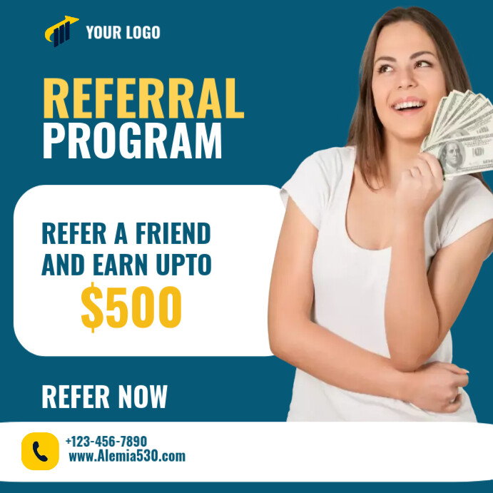 Referral program Template | PosterMyWall
