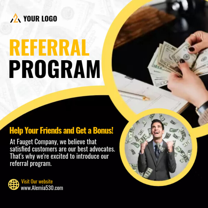 Referral program Template | PosterMyWall