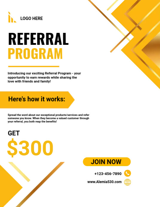 Referral program Template | PosterMyWall