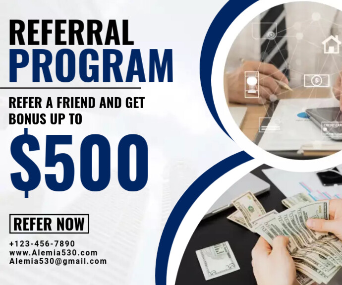 Referral program Template | PosterMyWall