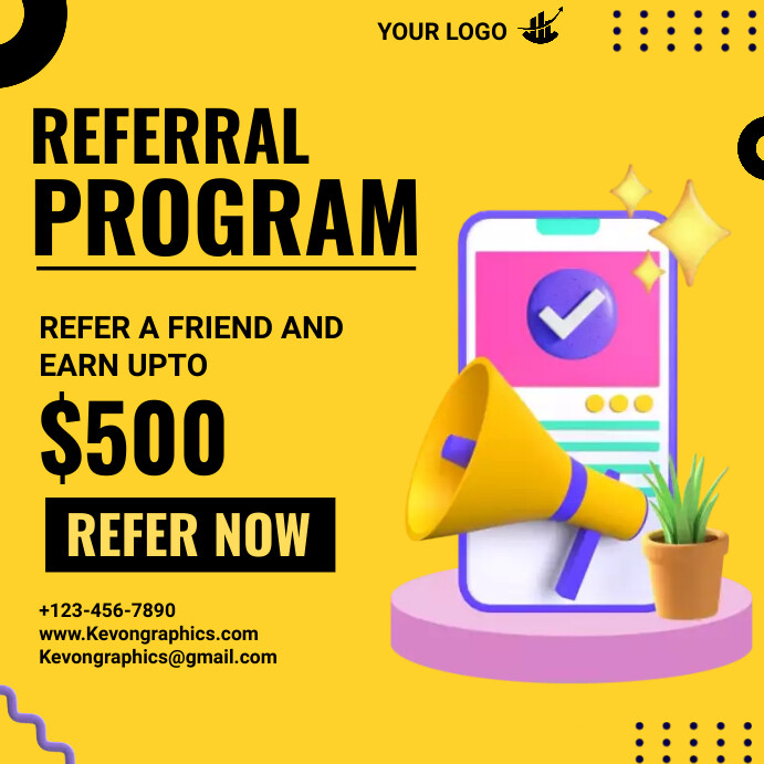 Referral program Template | PosterMyWall
