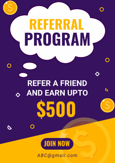 Copy of Referral program Template | PosterMyWall