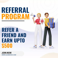 Referral program Template PosterMyWall