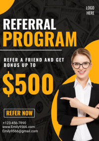 Referral program Template | PosterMyWall