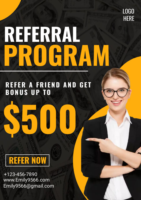 Referral program Template | PosterMyWall