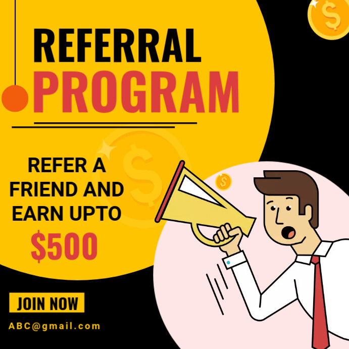 Copy of Referral program Template | PosterMyWall