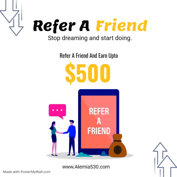 Referral program Template PosterMyWall