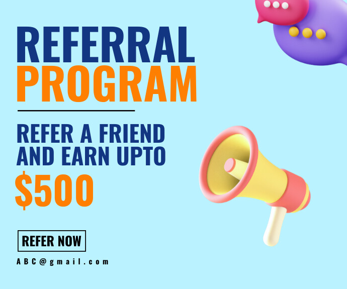 Copy of Referral program Template | PosterMyWall