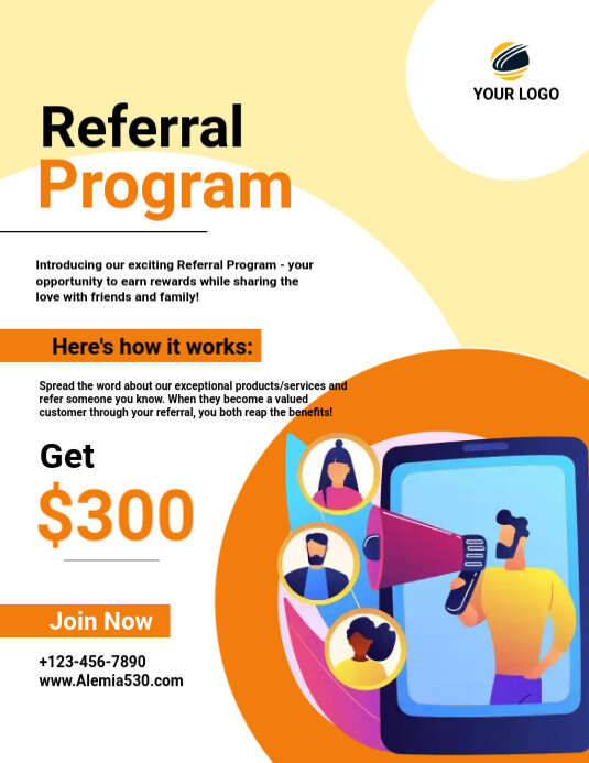Referral program Template | PosterMyWall