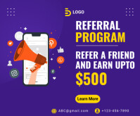 Referral program Template | PosterMyWall