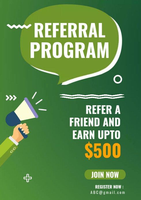Referral program Template | PosterMyWall