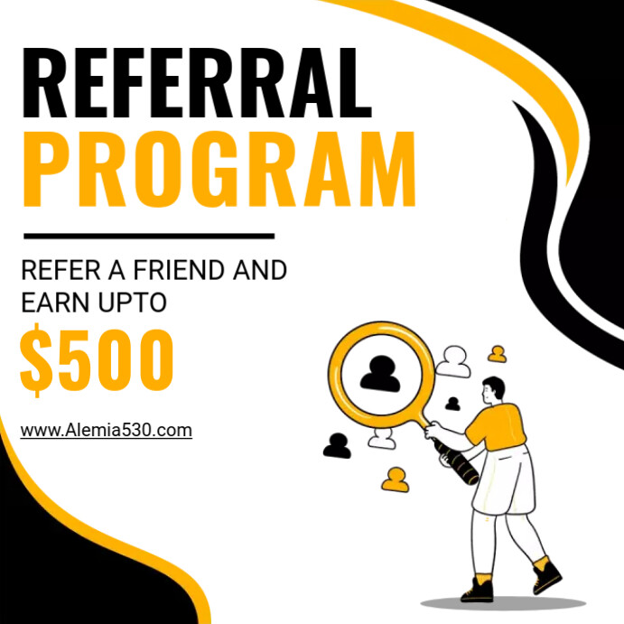 Referral program Template | PosterMyWall