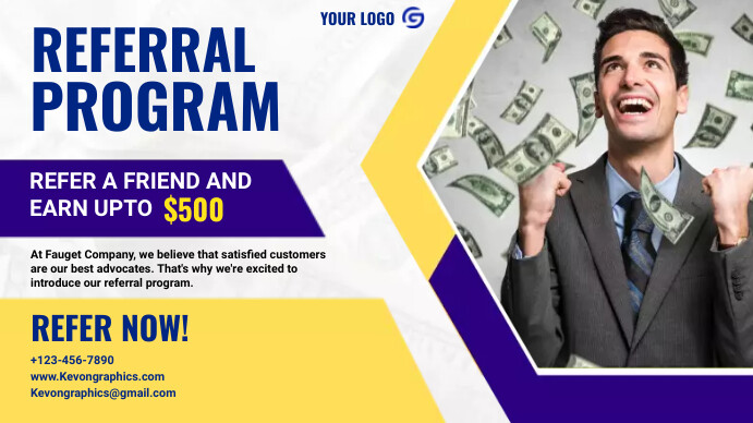 Copy of Referral program Template | PosterMyWall