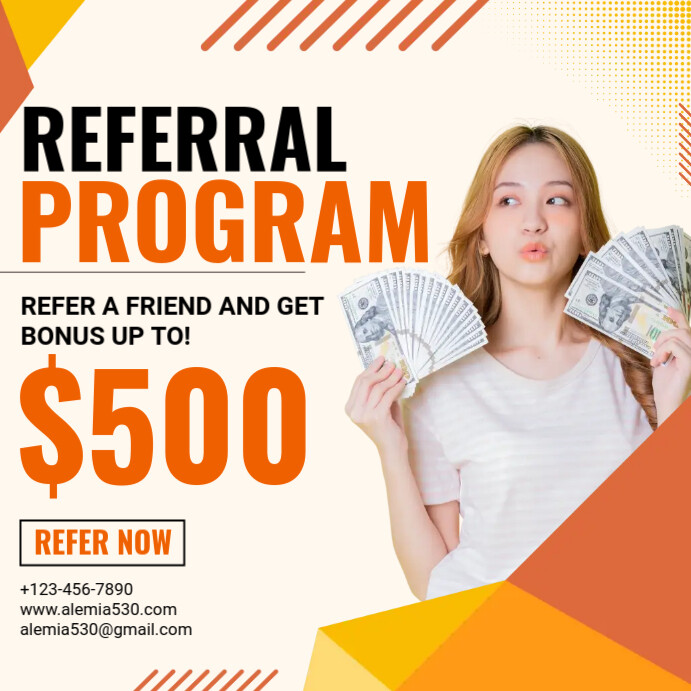 Referral program Template | PosterMyWall