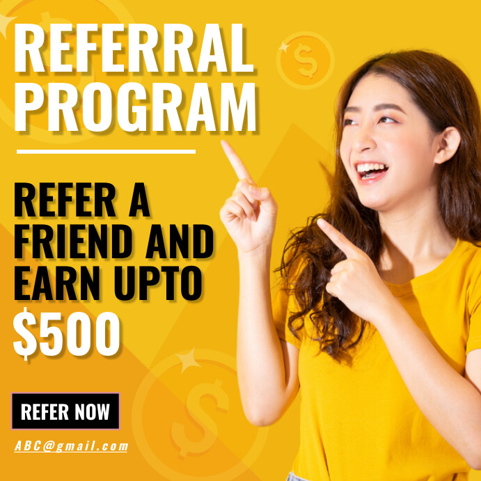 Referral program Template | PosterMyWall