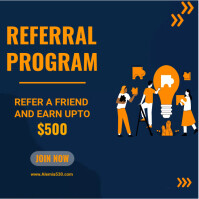 Referral program Template PosterMyWall