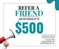Referral program Template Large Rectangle