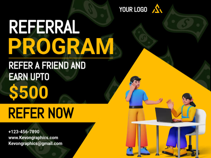 Referral program Template | PosterMyWall