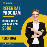 Referral program Instagram Post Template | PosterMyWall