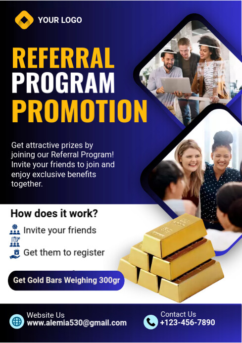 Copy of Referral program Template | PosterMyWall