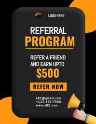 Referral program template | PosterMyWall