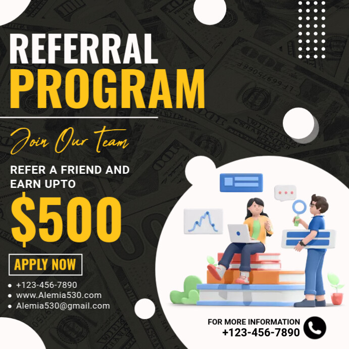 Referral program Template | PosterMyWall
