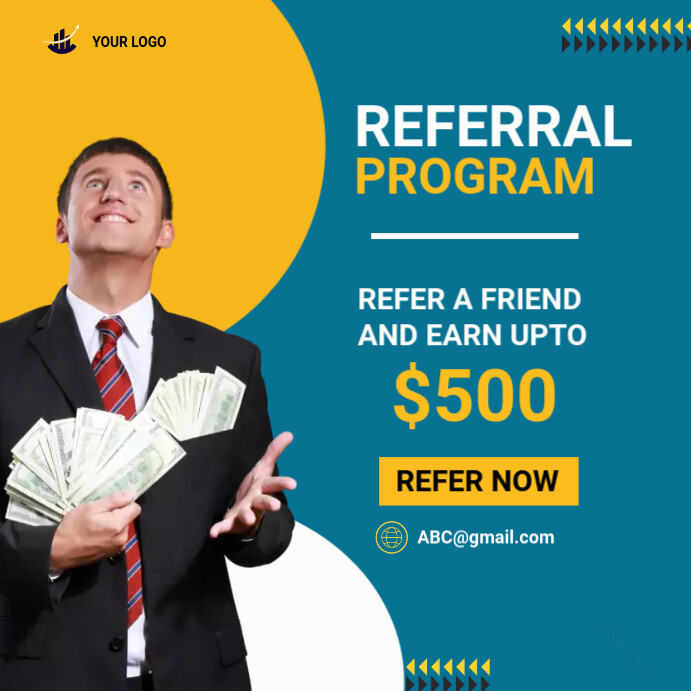 Referral program template | PosterMyWall