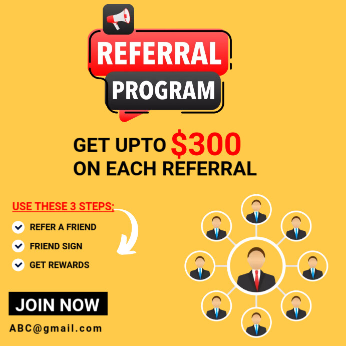 Referral program Template | PosterMyWall