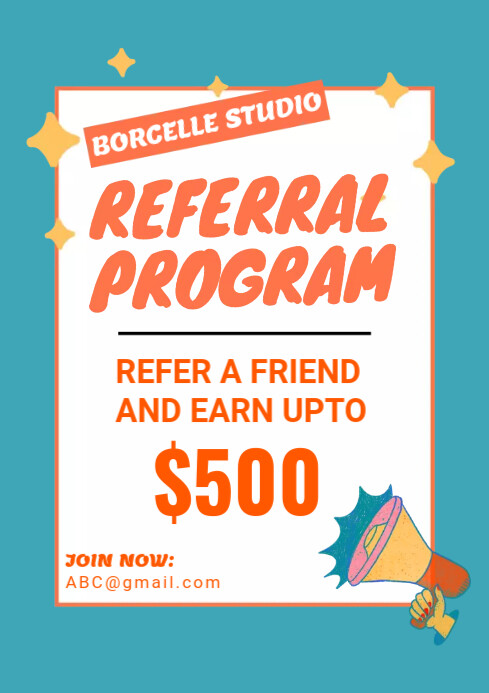 Referral program Template | PosterMyWall