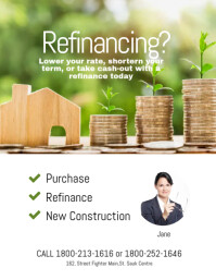 Refinancing Flyer Template