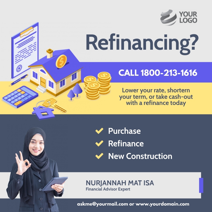 Refinancing Flyer Template Instagram | PosterMyWall