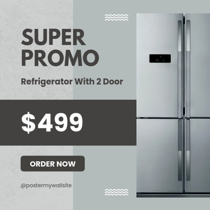 refrigerator sale Publicação no Instagram template