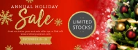 Regal Christmas Sale Banner Facebook-Cover template